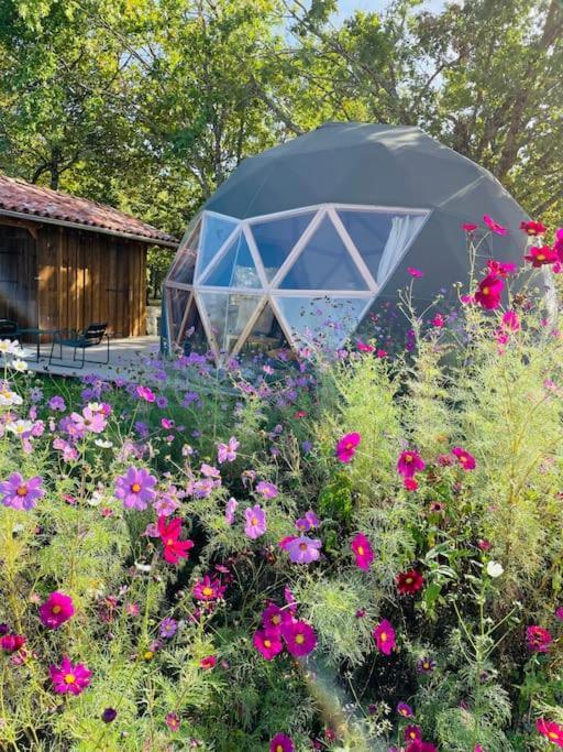 Dome Insolite Cedre Jacuzzi Et Petits Dejeuners Inclus Lagraulet-du-Gers Εξωτερικό φωτογραφία
